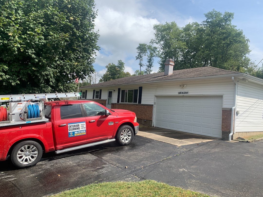 Amazing House Washing & Deck Cleaning Transformation in Connersville, Indiana